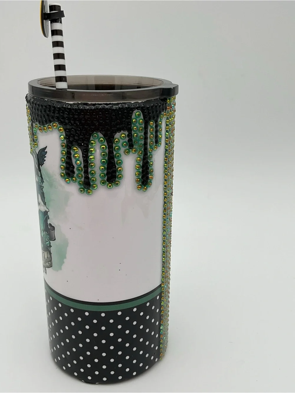 Custom Tumbler Embellished Wednesday Style